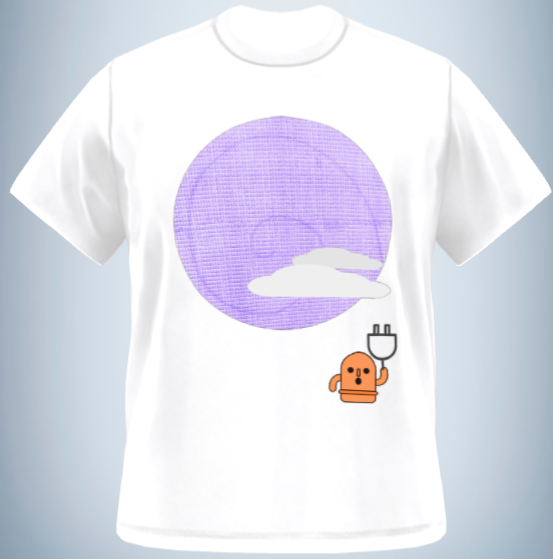 心しずめる　なわっち T シャツ